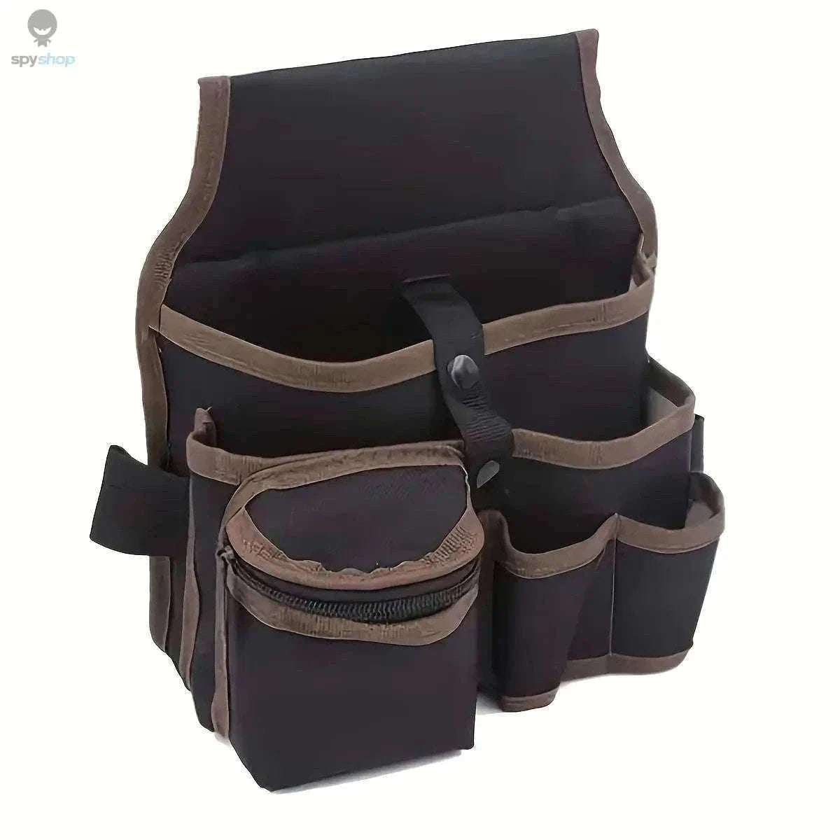 Electrician Tool Bag with Adjustable Waist Belt and Pocket Layout-Red
