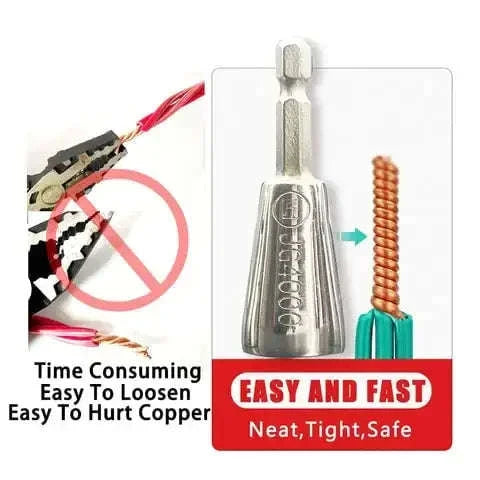 Electrician Wire Twisting Tool for Power Drills-1pc