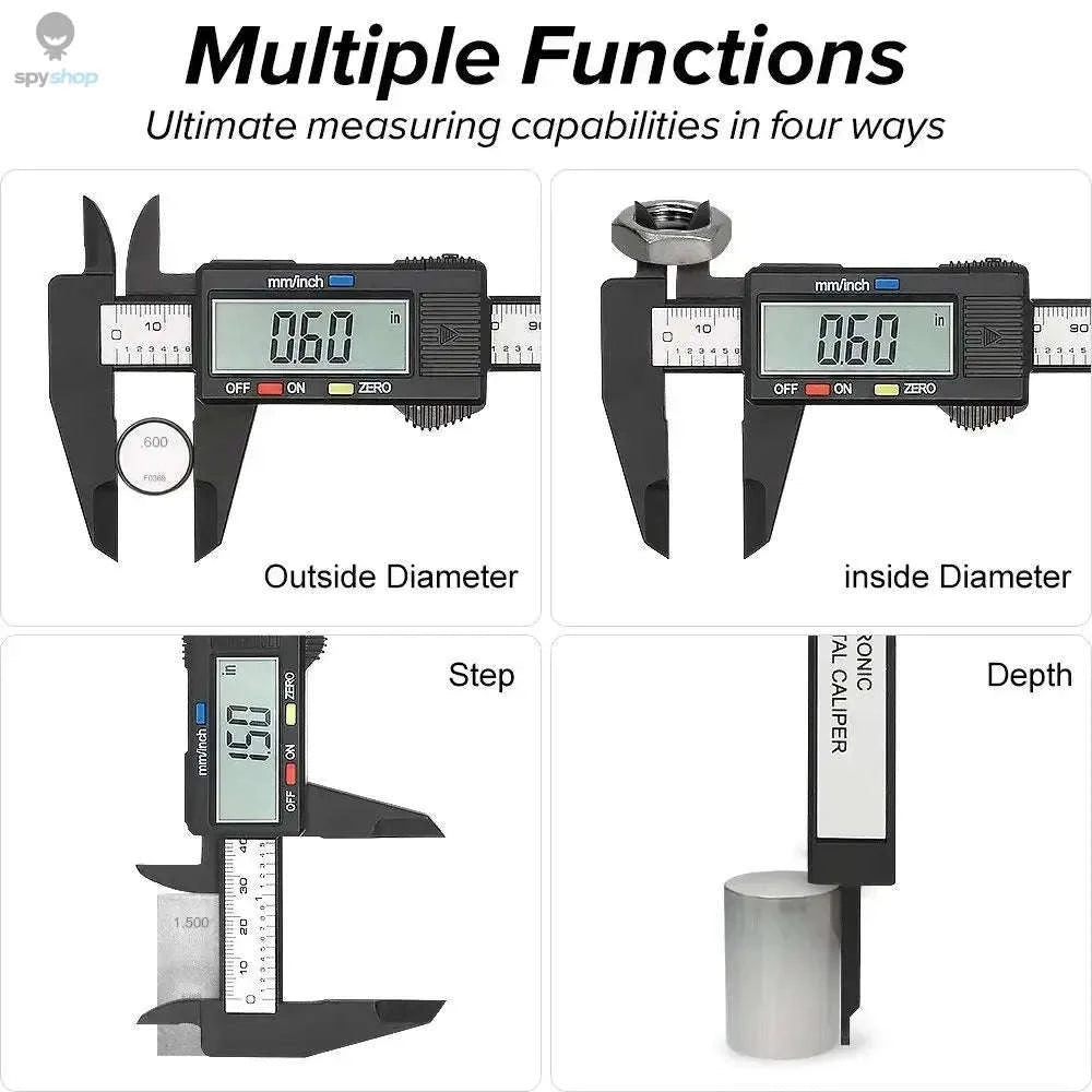 Electronic Digital Caliper 150mm Precision Measuring Tool-100mm