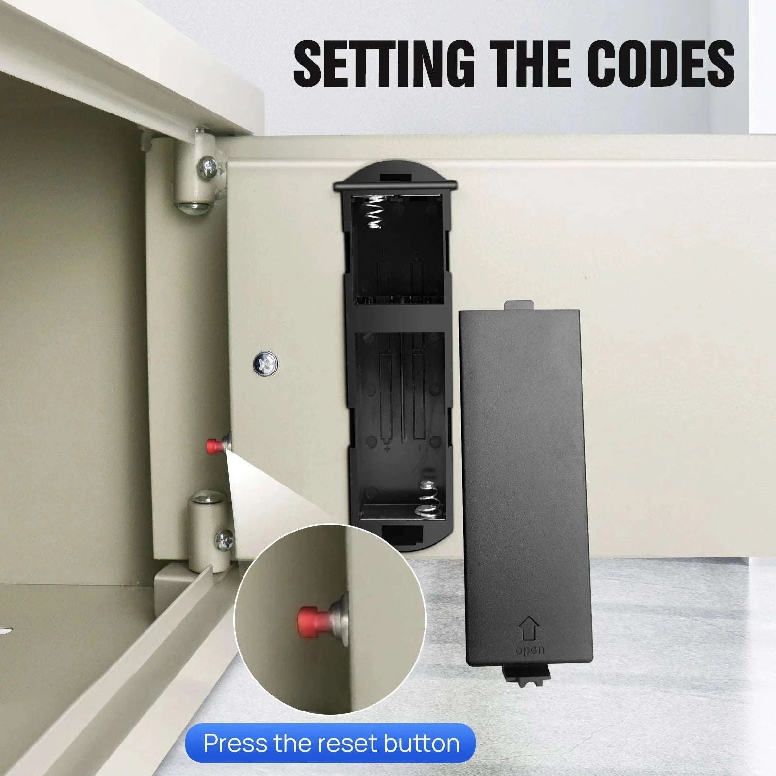 Electronic Digital Safe Box for Home, Office and Hotel Use-Black-16L / GERMANY