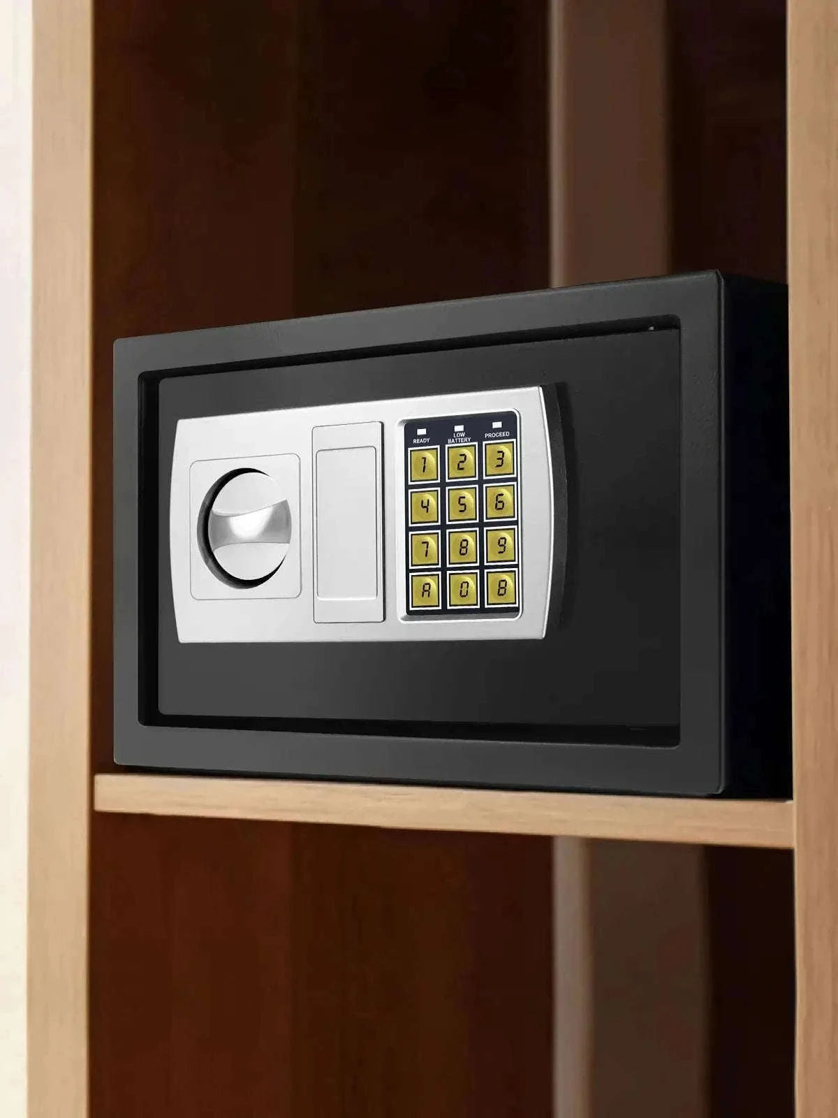 Electronic Digital Safe Box for Home, Office and Hotel Use-Black-16L / GERMANY