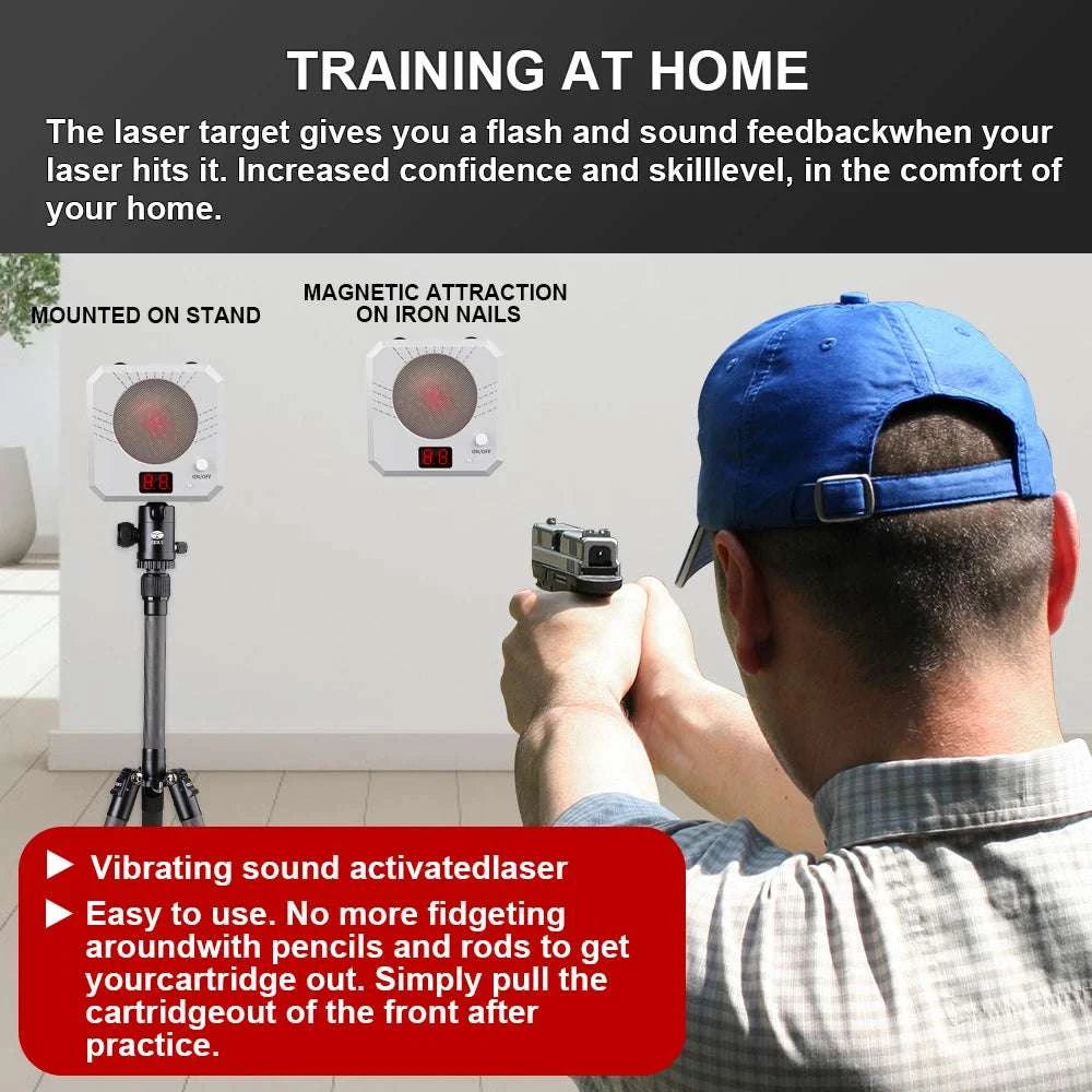 Electronic Laser Target with Scoring & Sound Effects Training Toy-