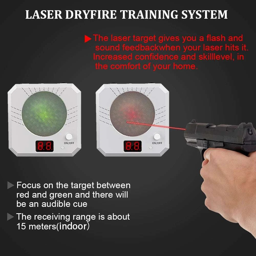 Electronic Laser Target with Scoring & Sound Effects Training Toy-