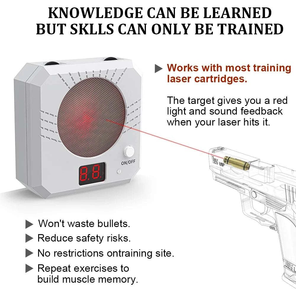 Electronic Laser Target with Scoring & Sound Effects Training Toy-