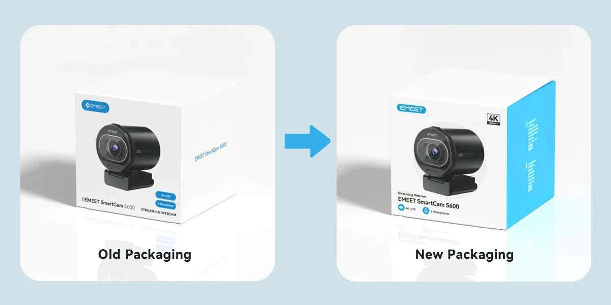 EMEET S600 4K Streaming Webcam with Autofocus and Dual Mics-Webcam 4K