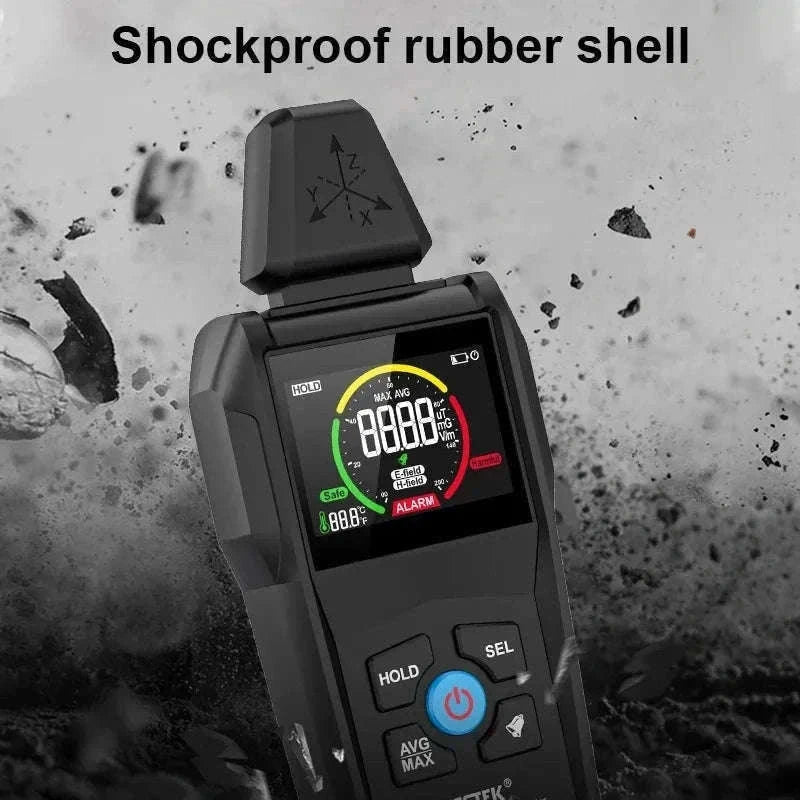 EMF Detector with Precise Readings and Clear Visual Alerts-EMF01