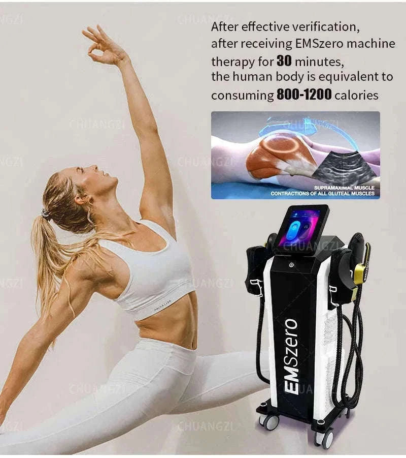 EMS Body Sculpting Machine 6500W with 5 Handles-Cushion / Brazil / 220 V