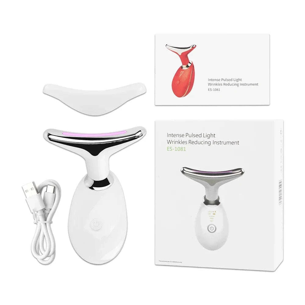 EMS Facial Massager for Face & Neck Lift-Black with Box