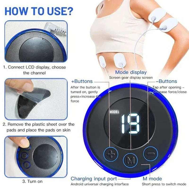 EMS Microcurrent Facial Massager for Lifting, Eye Care & Relaxation-United States / WHITE