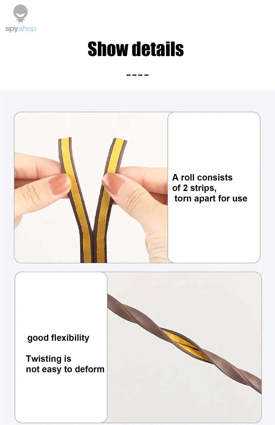 EPDM Window Insulation Strip – Draft Blocking, Noise Control, Weather Protection-grey / I (9mmx2mm) / 10M (32.8ft)