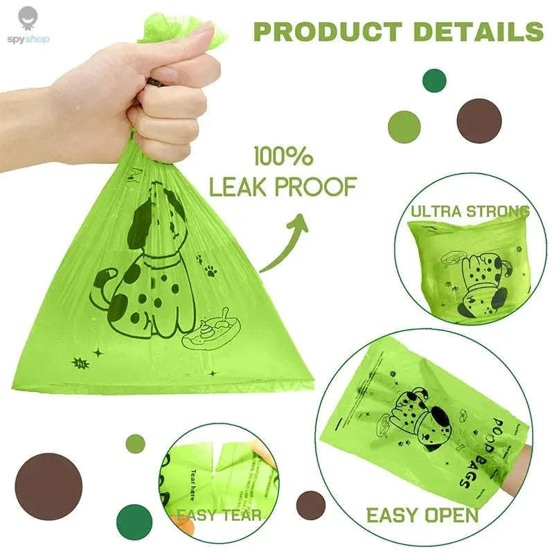 EPI Biodegradable Lavender Poop Bags Dispenser – Eco-Friendly, Leakproof & Lavender-Scented-Black / 30 Rolls 450pcs