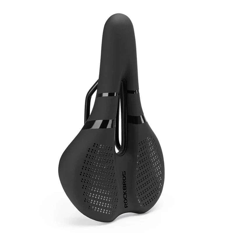 Ergonomic Bike Saddle Comfortable Leather Seat for Road Cycling-380023001