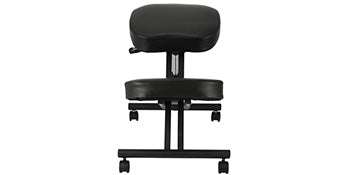 Ergonomic Kneeling Chair with Thick Cushion & Rocking Wood Frame-White Oak / CZECH REPUBLIC