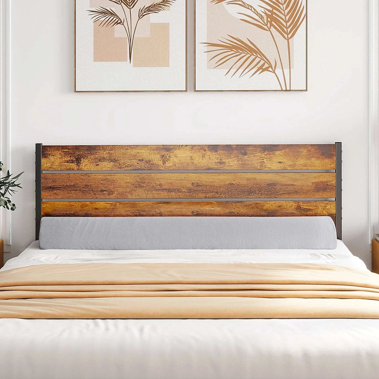 Ergonomic Memory Foam Neck Pillow with Cooling Cover & Dual Height-Gray / Queen / United States