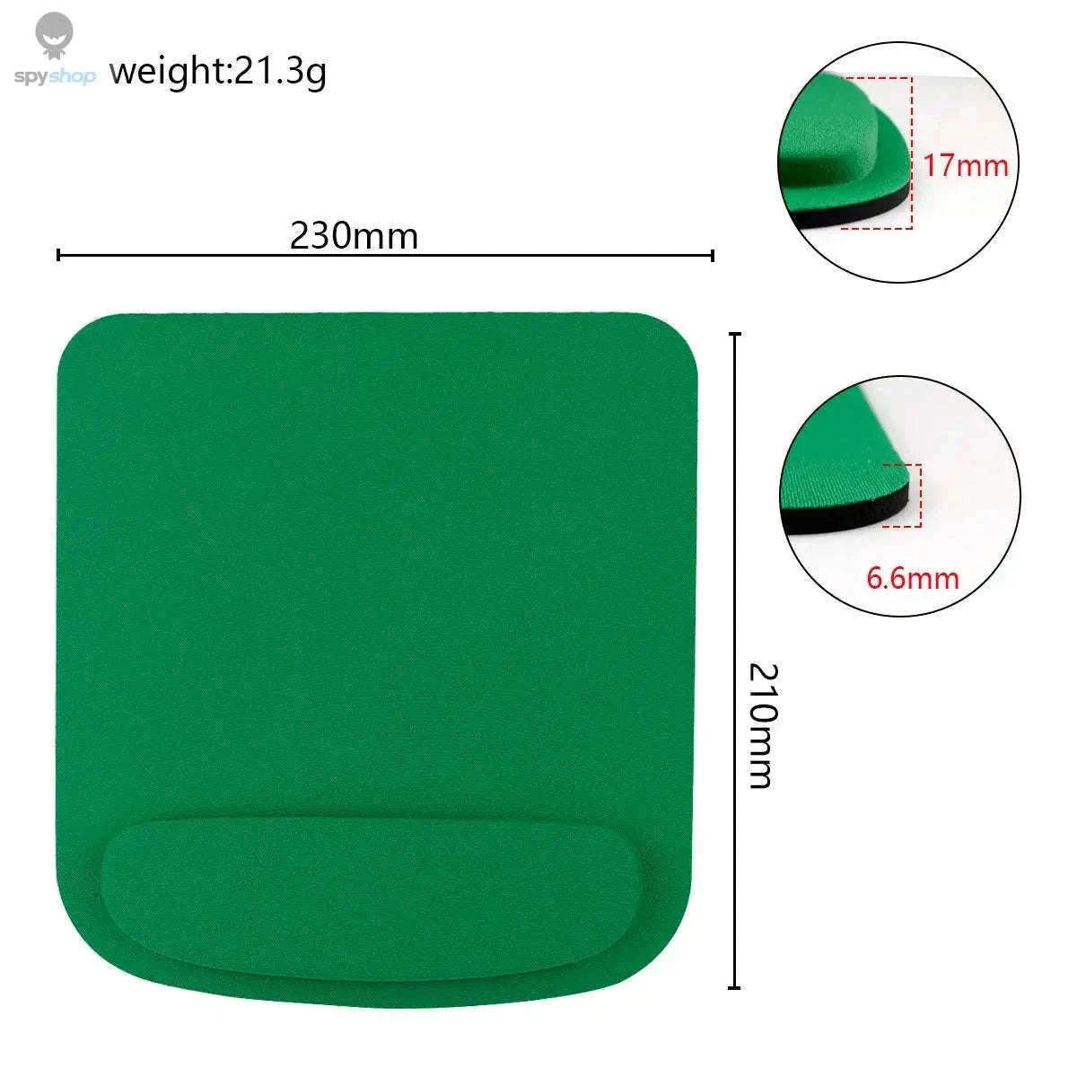 Ergonomic Mouse Pad with Wrist Rest for All-Day Comfort-Purple