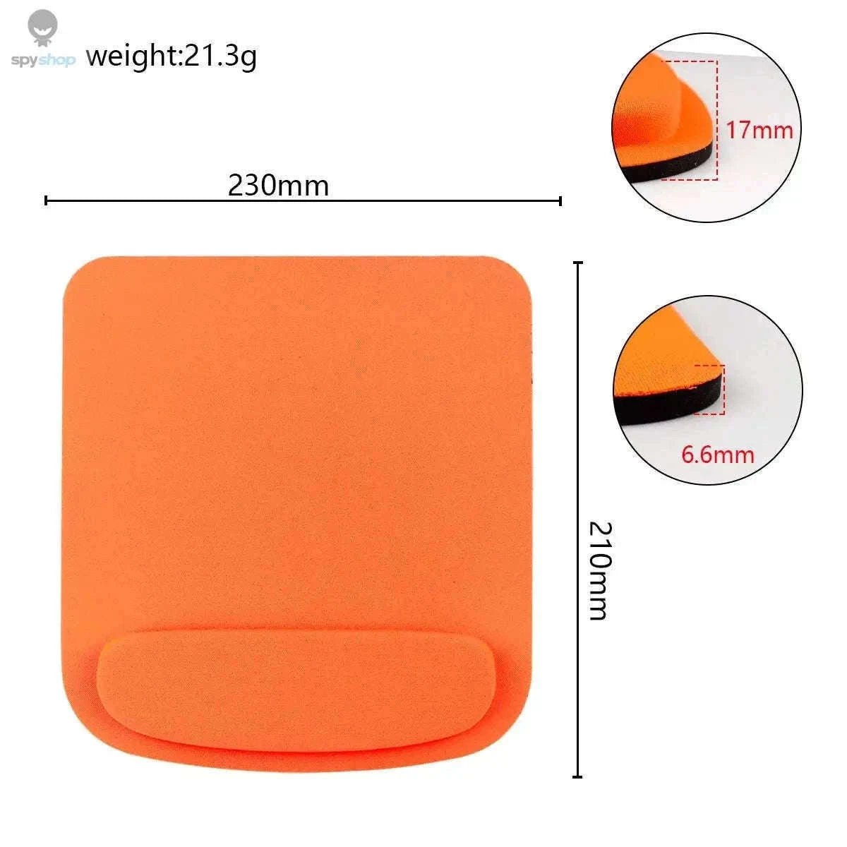 Ergonomic Mouse Pad with Wrist Rest for All-Day Comfort-Purple