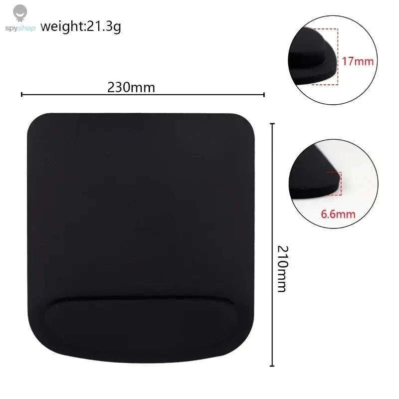 Ergonomic Mouse Pad with Wrist Rest for All-Day Comfort-Purple