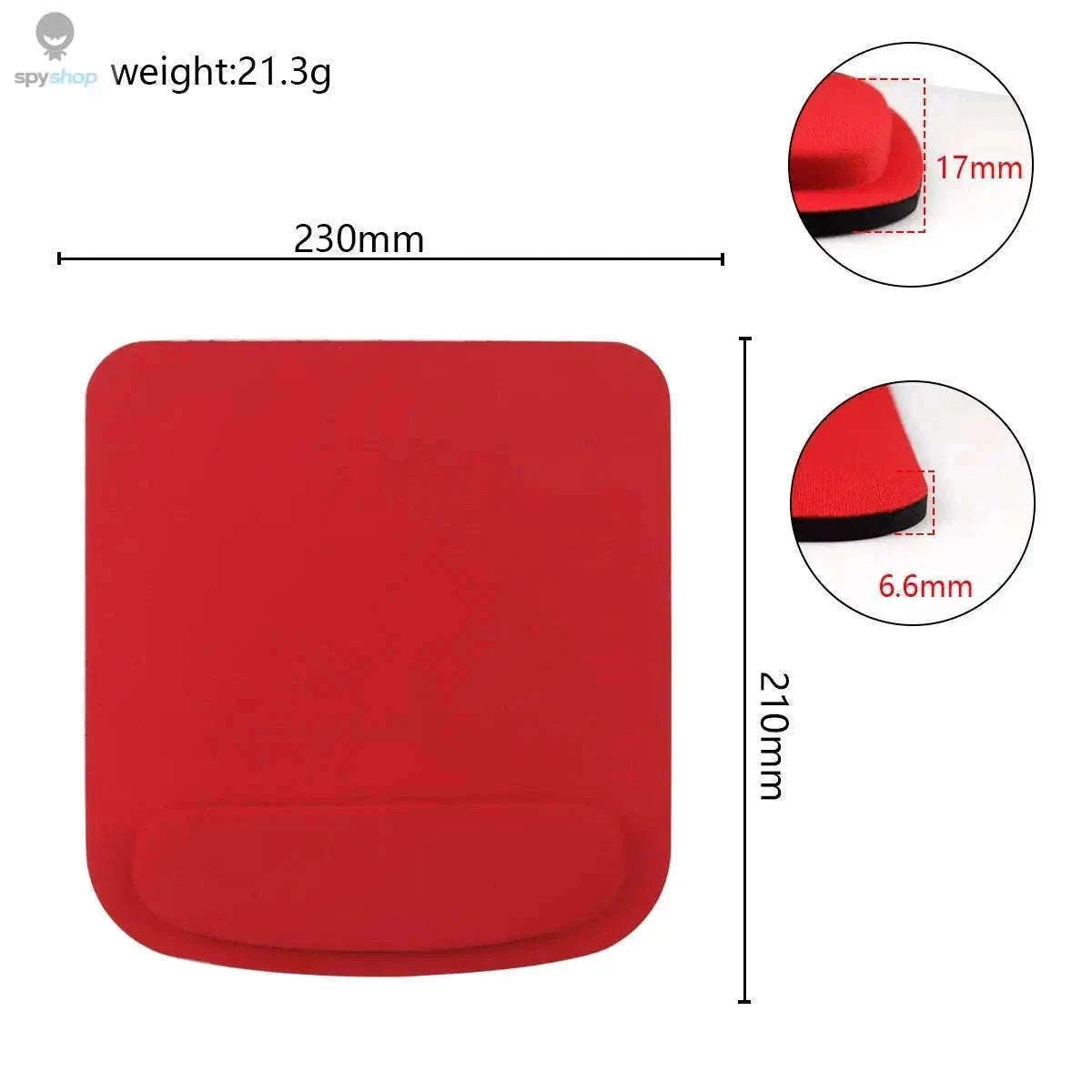 Ergonomic Mouse Pad with Wrist Rest for All-Day Comfort-Purple