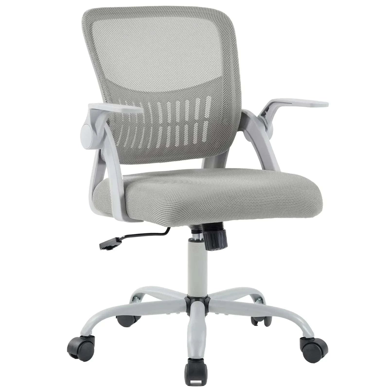 Ergonomic Office Chair with Lumbar Support, Swivel & Adjustable Height-black / United States