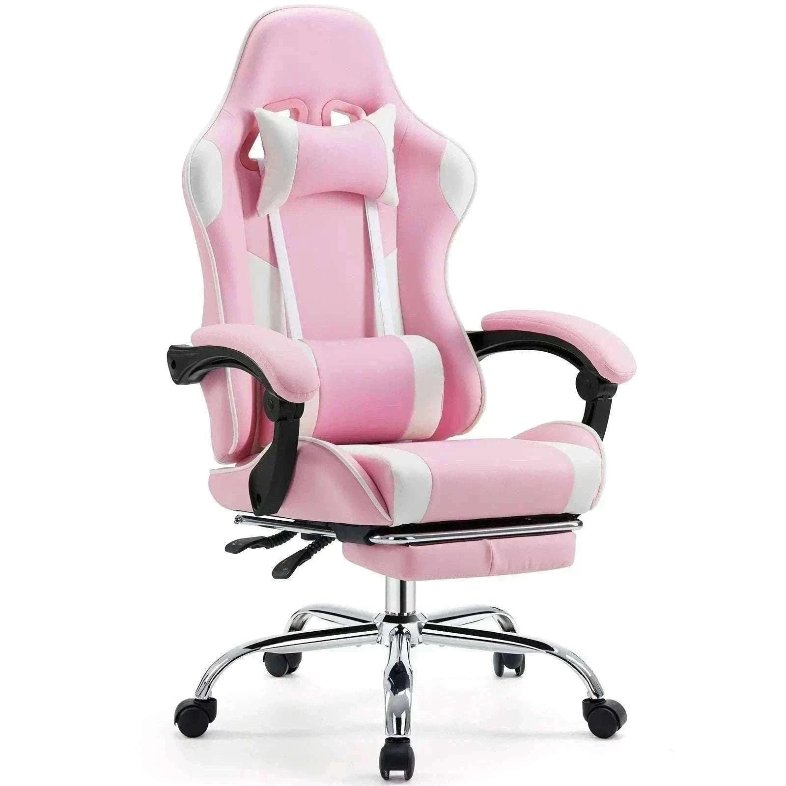 Ergonomic Racing Gaming Chair with Lumbar Support and Flip-Up Arms-Red / United States