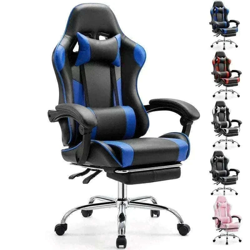 Ergonomic Racing Gaming Chair with Lumbar Support and Flip-Up Arms-Red / United States