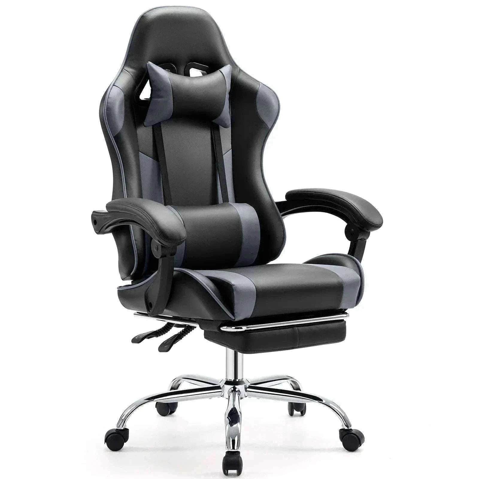 Ergonomic Racing Gaming Chair with Lumbar Support and Flip-Up Arms-Red / United States