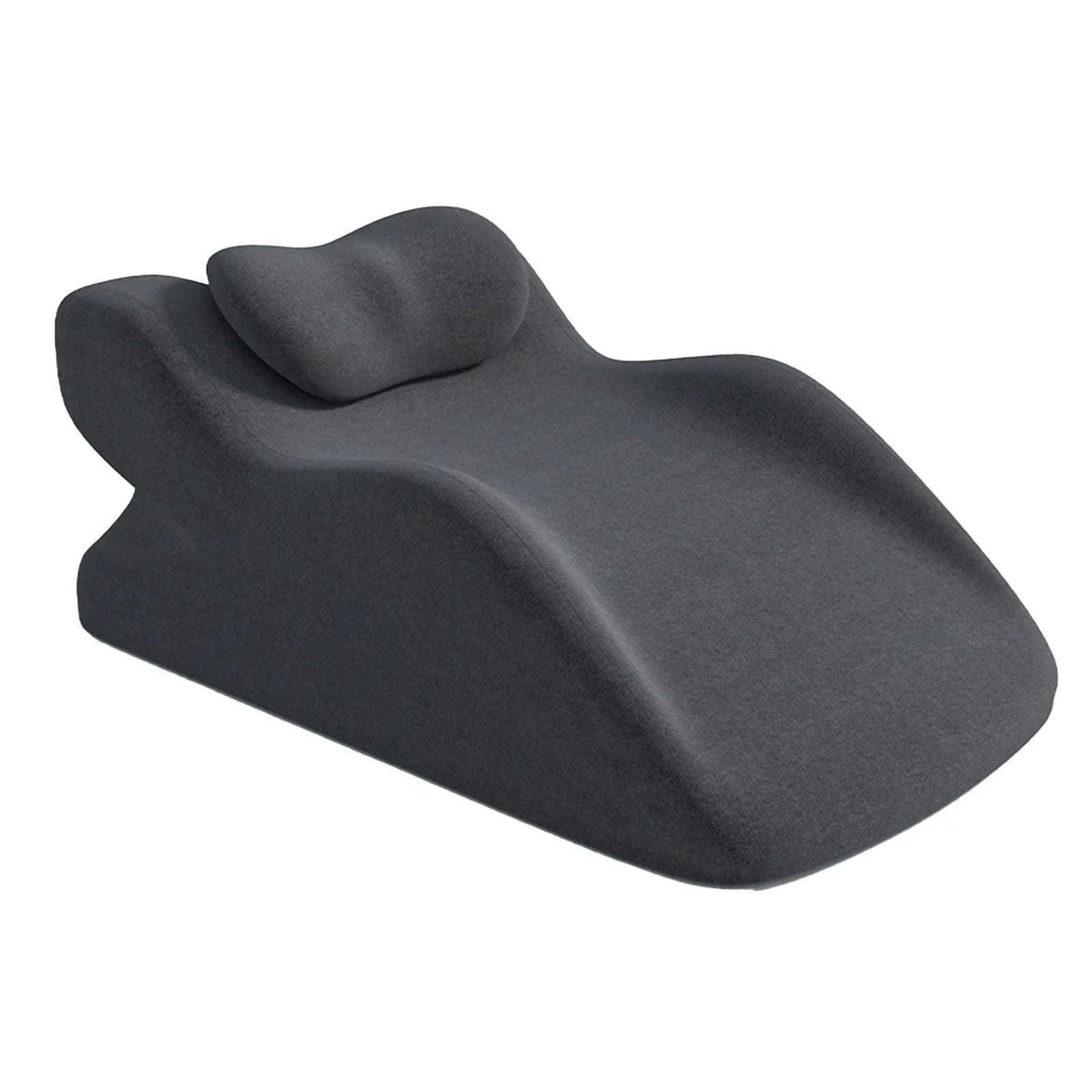 Ergonomic Wedge Pillow 30°/60° Adjustable Memory Foam Support-Light gray / france