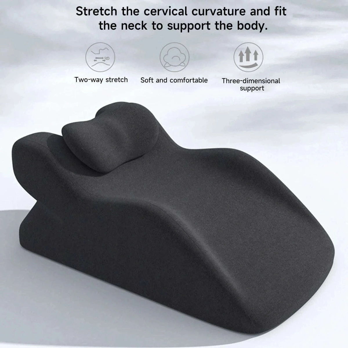 Ergonomic Wedge Pillow 30°/60° Adjustable Memory Foam Support-Light gray / france