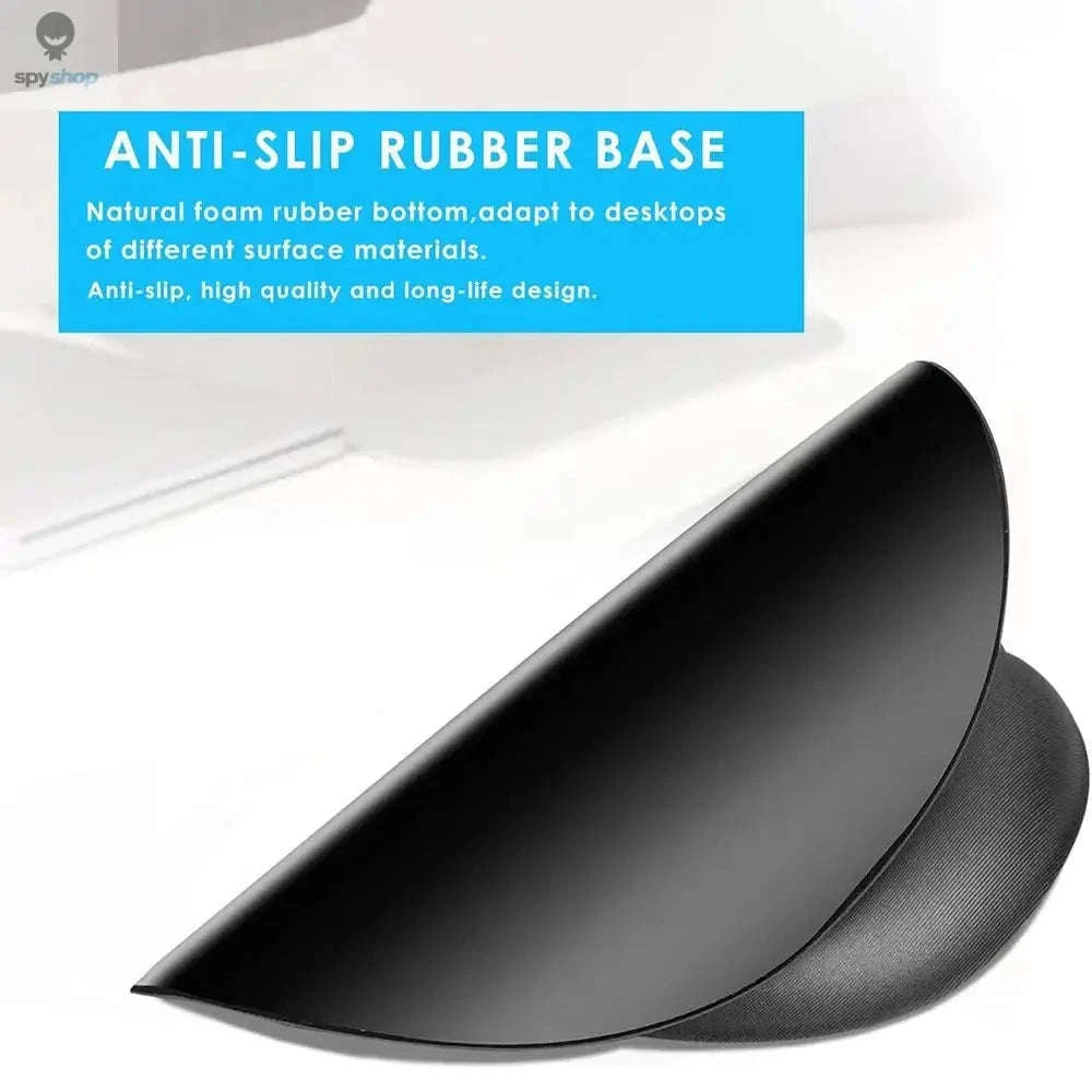 Ergonomic Wrist Support Mouse Pad – Comfortable Cushioning and Smooth Control-Black