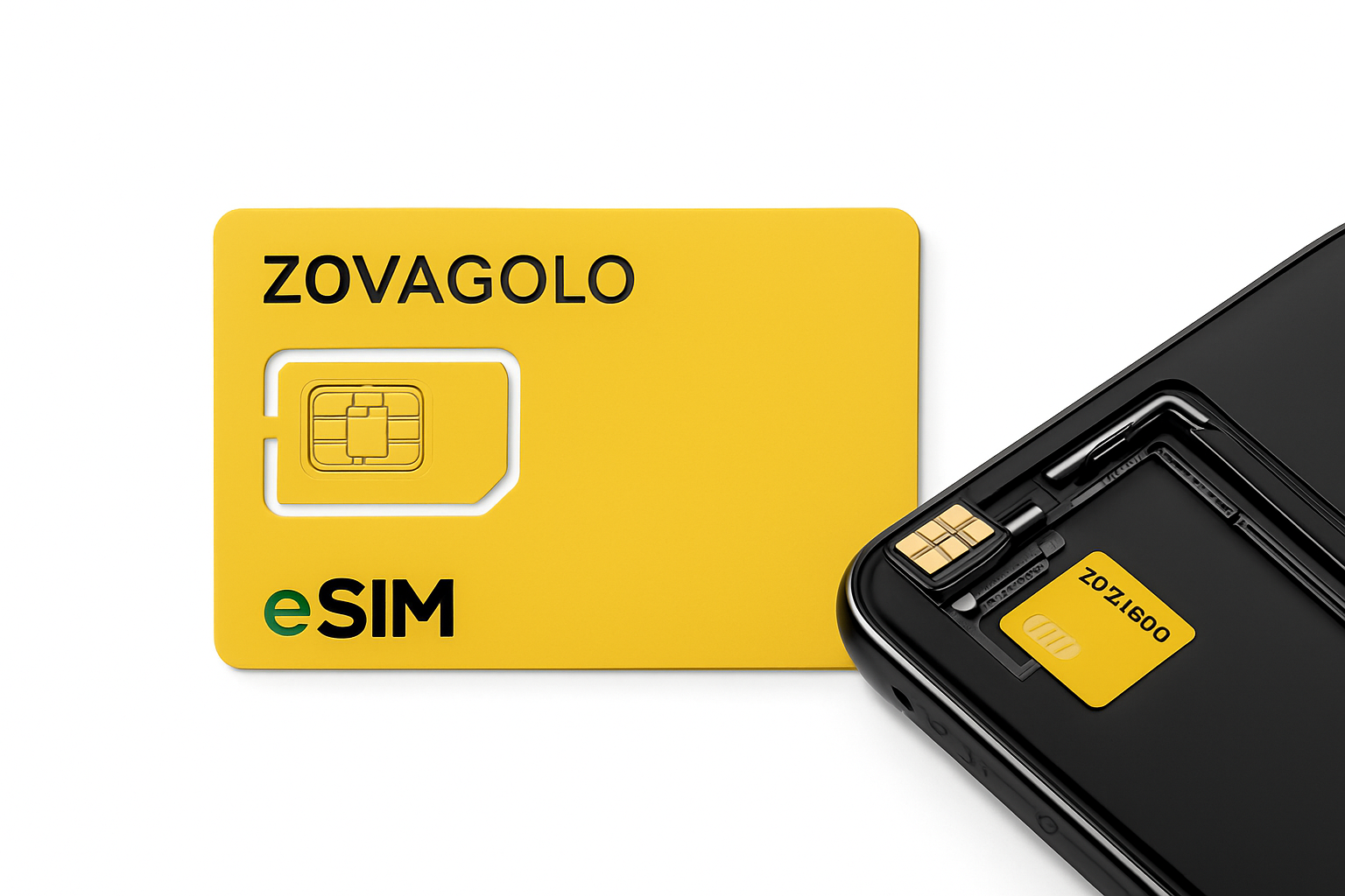 بطاقة eSIM للكتابة مع قارئ USB-C لتخزين شرائح متعددة الملفات