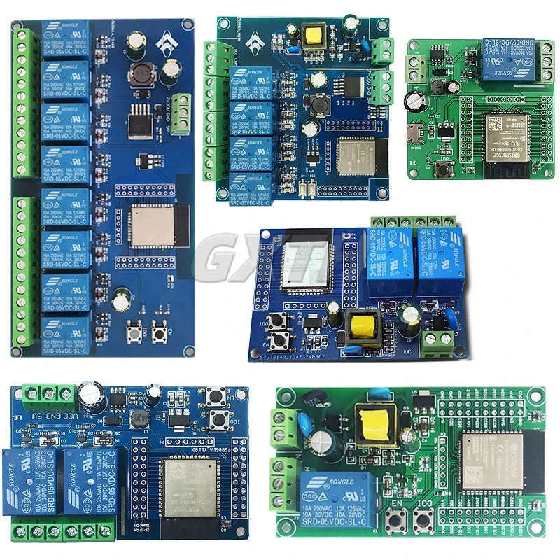 ESP32 WiFi Bluetooth Relay Module Board for Smart Automation-DC5-30V  8 channel