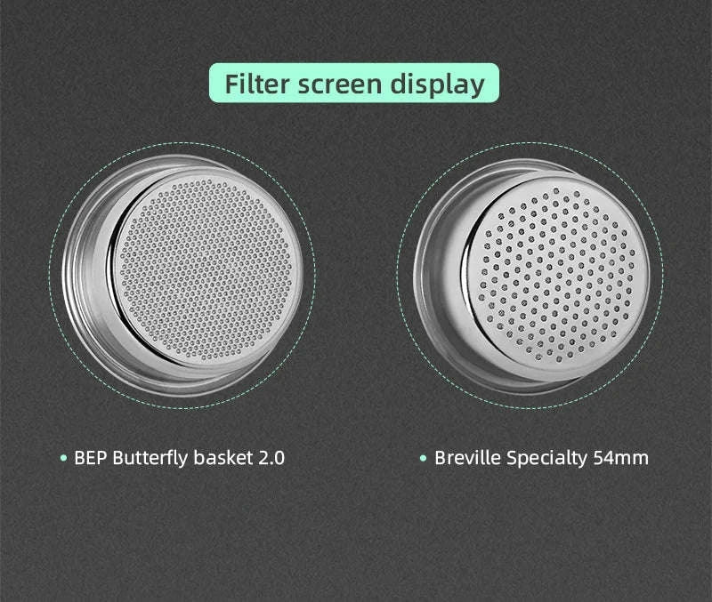 Espresso Filter Basket 15g Double-Layer Stainless Steel-58.5mm 15g / United States