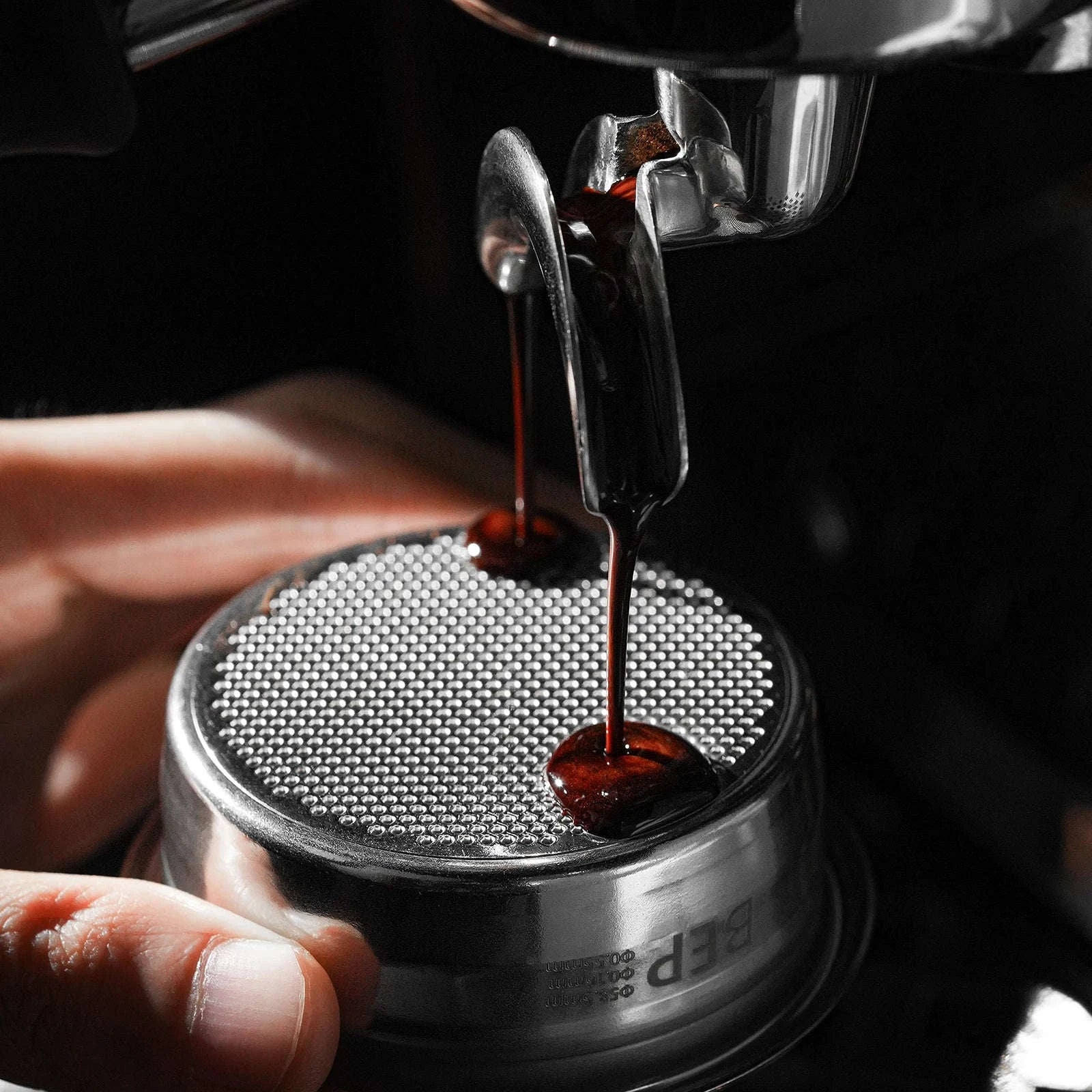 Espresso Filter Basket 15g Double-Layer Stainless Steel-58.5mm 15g / United States