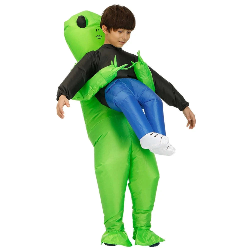 ET Alien Inflatable Costume for Adults and Kids-Adult Aliens / Review images