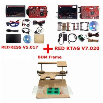 EU Red Kess 5.017 & KTAG 7.020 ECU Flash Tool Master Kit-Kess Ktag