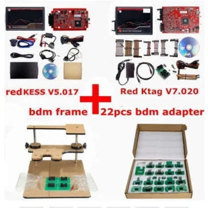 EU Red Kess 5.017 & KTAG 7.020 ECU Flash Tool Master Kit-Kess Ktag