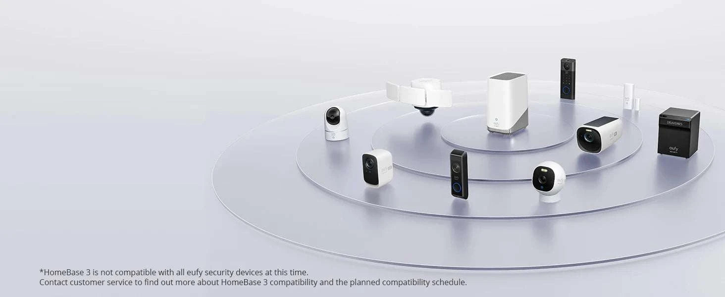 eufy HomeBase S380 Security Hub with Expandable 16TB Storage-United States