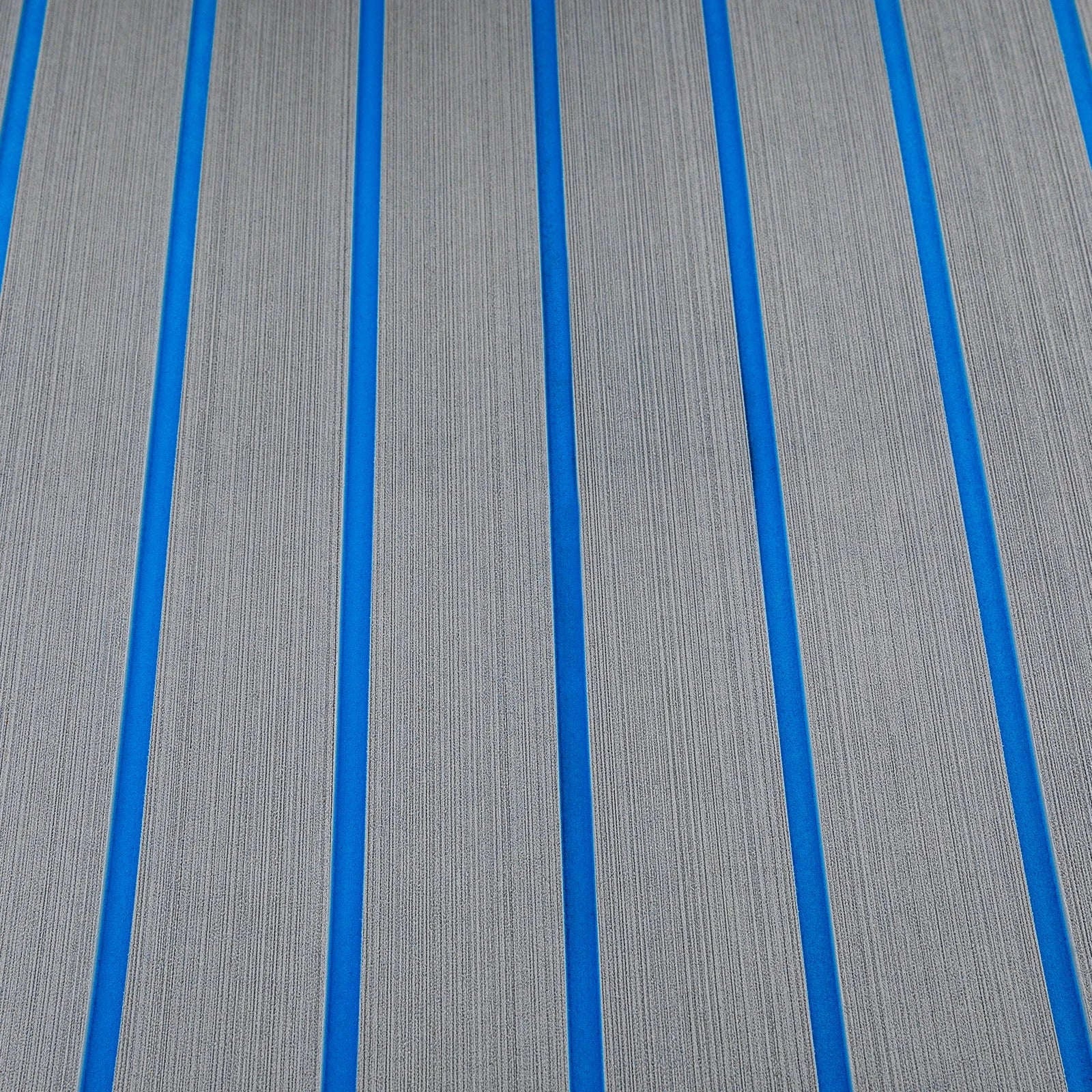 EVA Foam Faux Teak Boat Flooring Mat 240 x 90 cm-Blue / United States