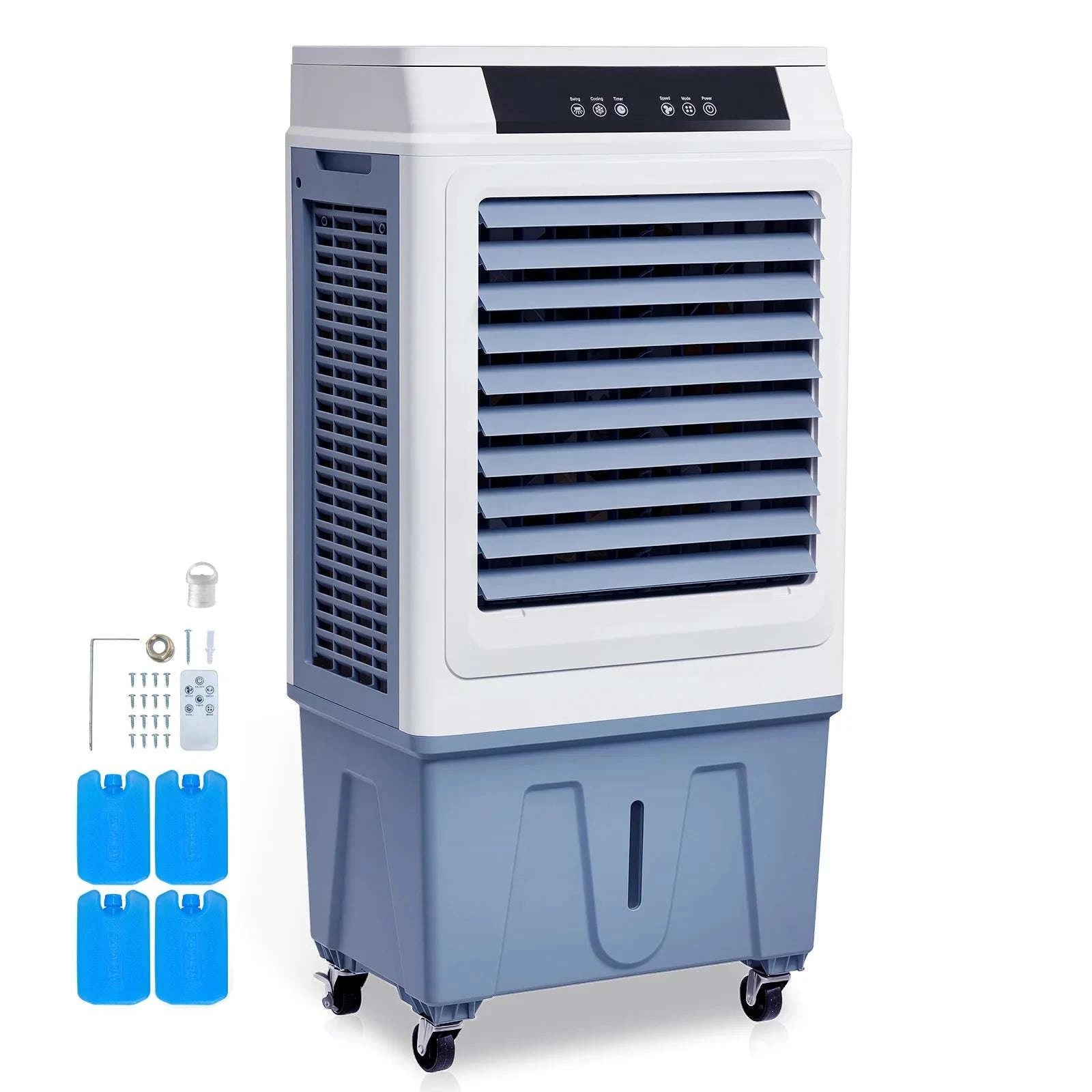 Evaporative Air Cooler 3100 CFM with 9 Gal Tank, Remote & Timer-26L / United States