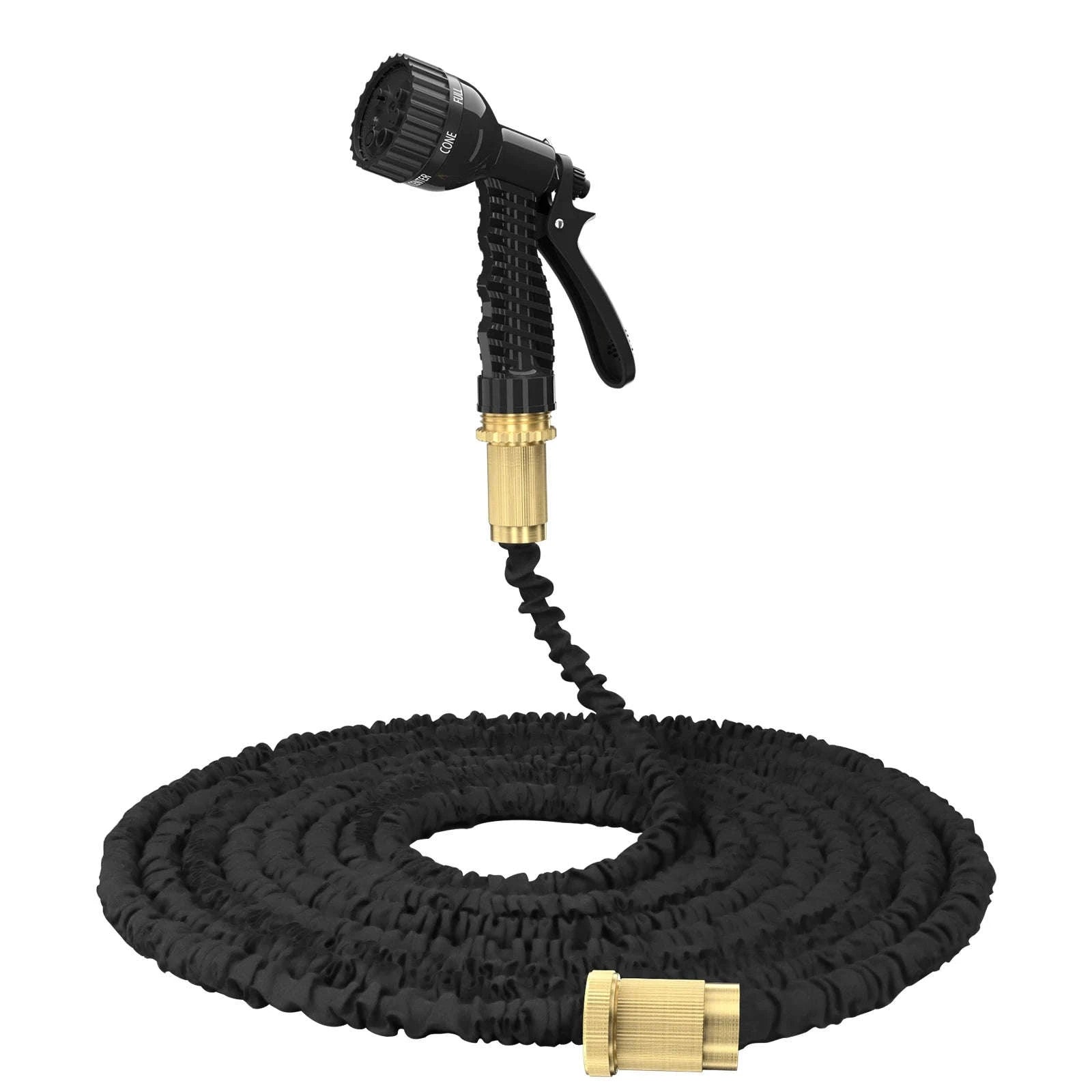 Expandable Garden Hose with 7‑Mode Spray Nozzle-Blue / 150ft / UNITED KINGDOM