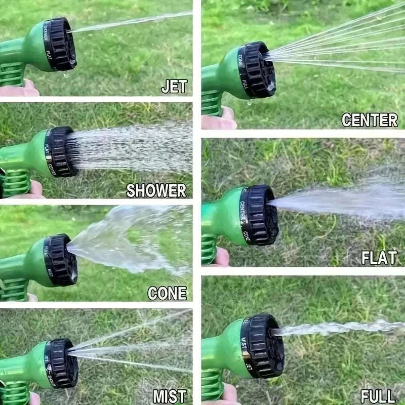 Expandable Magic Hose for Home & Garden Watering-Green / 25ft