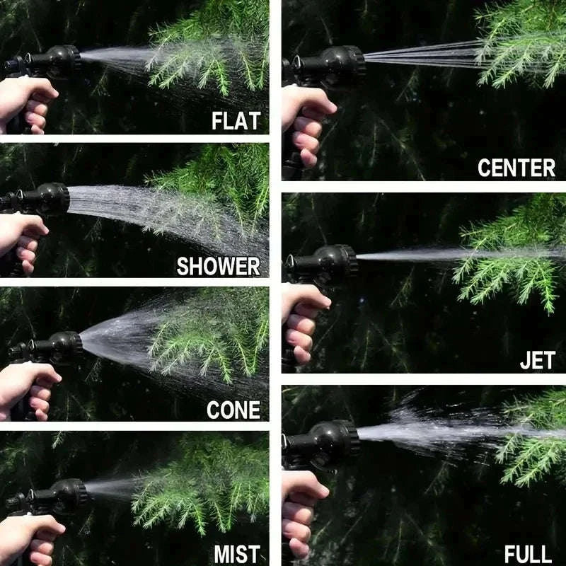 Expandable Magic Hose for Home & Garden Watering-Green / 25ft