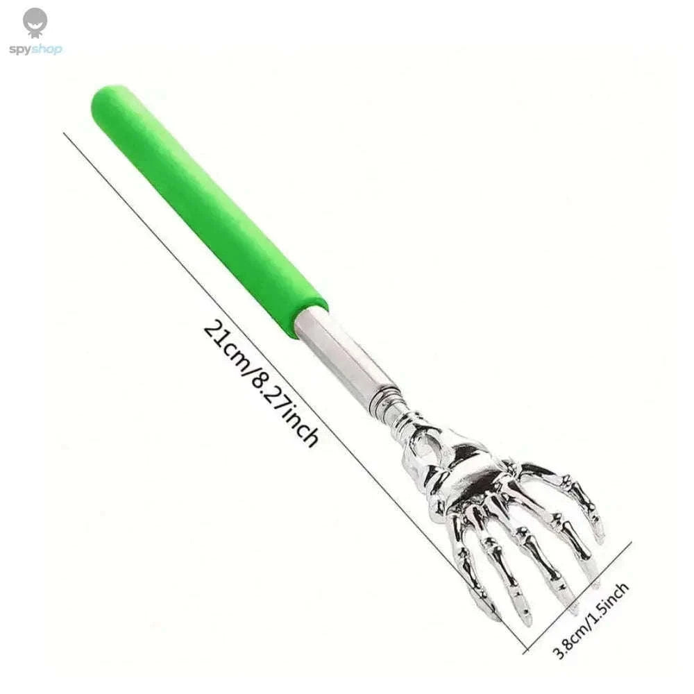 Extendable Stainless Steel Back Scratcher for Quick Relief-BALCK