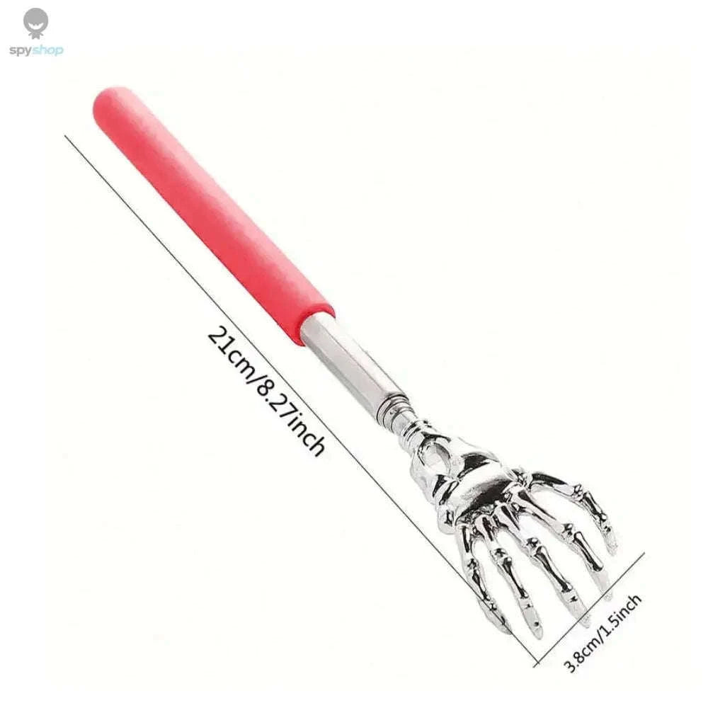 Extendable Stainless Steel Back Scratcher for Quick Relief-BALCK