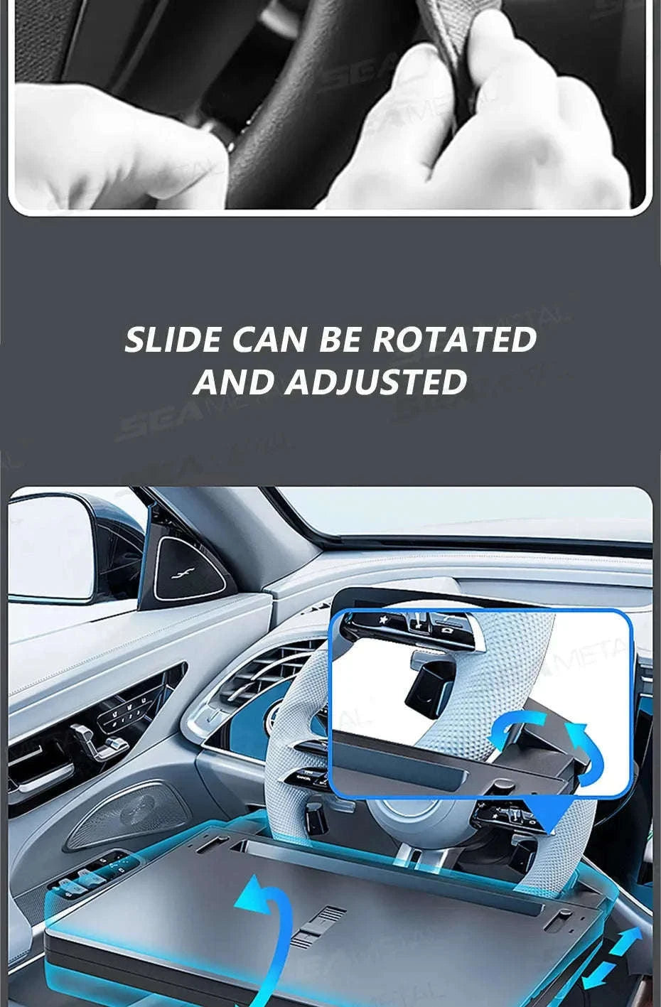 Extendable Steering Wheel Tray for Car-1pc