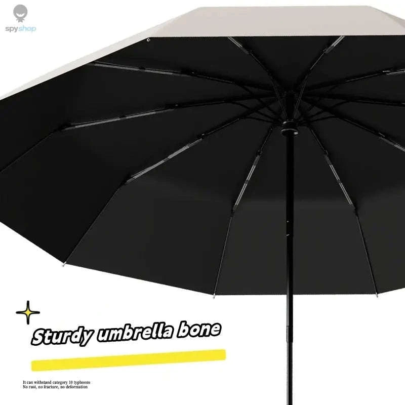 Extra-Large Windproof Umbrella – Wide Coverage, UV Protection, Automatic Open-Close-125Haze Blue