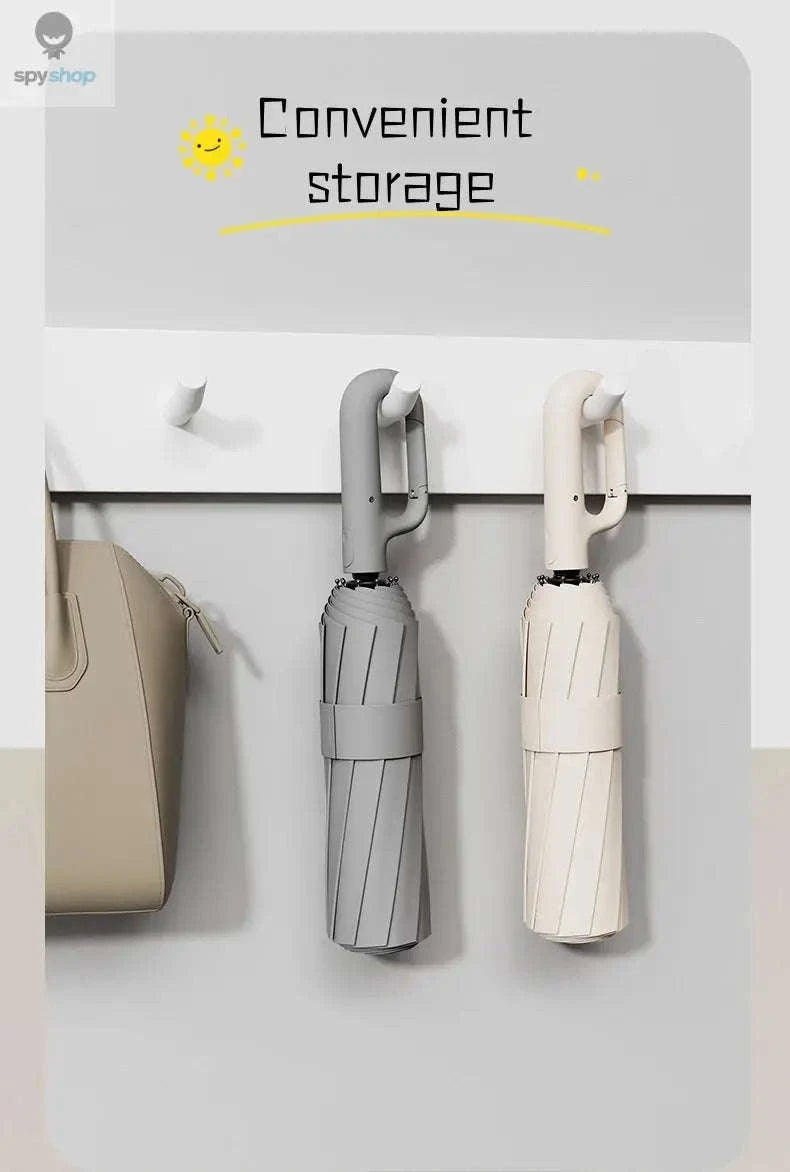 Extra-Large Windproof Umbrella – Wide Coverage, UV Protection, Automatic Open-Close-125Haze Blue