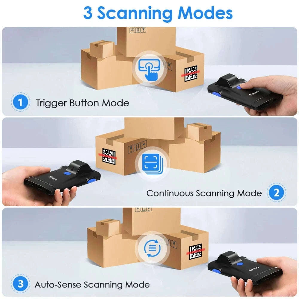 Eyoyo 2D Phone Back Clip Bluetooth Barcode Scanner-Default Title