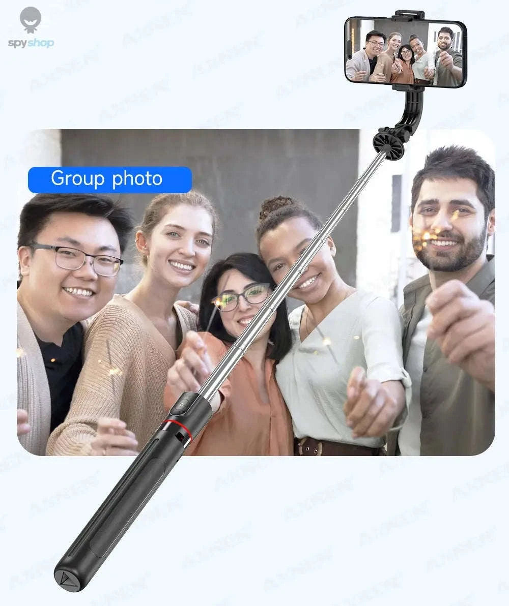 F15 Selfie Stick Tripod with Bluetooth Remote-With 1 Light