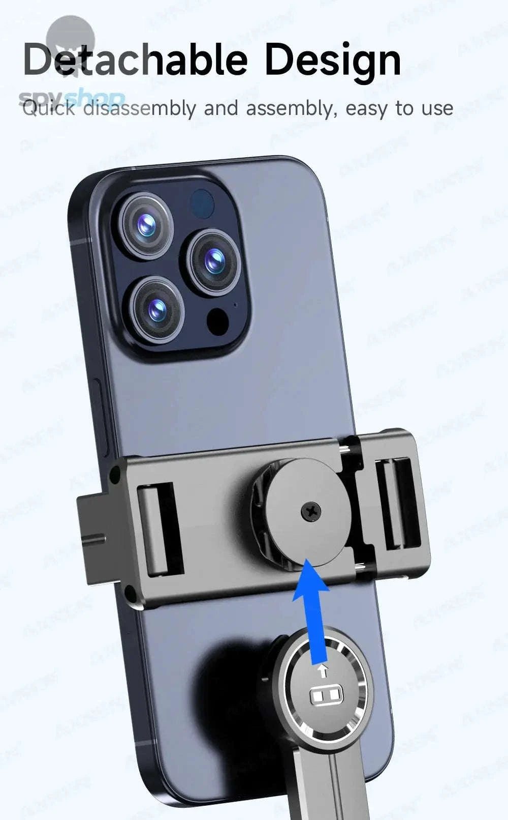 F15 Selfie Stick Tripod with Bluetooth Remote-With 1 Light